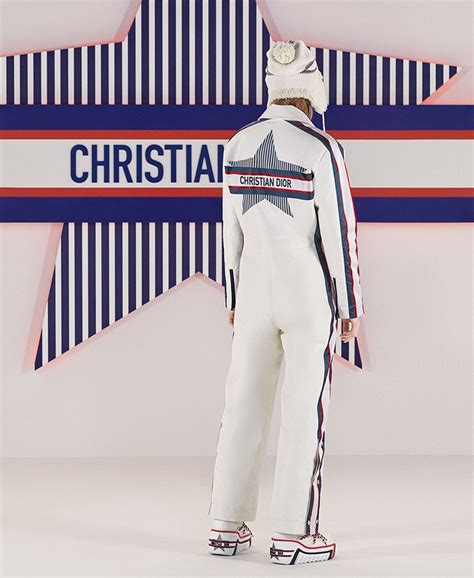 dior ski anzug|dioralps white ski suit.